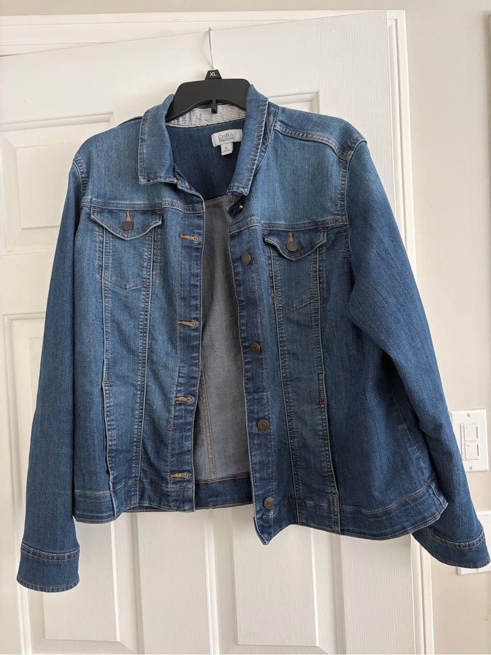 croft & barrow Blue Denim Trucker Jacket